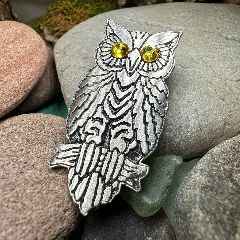 Night Owl Brooch