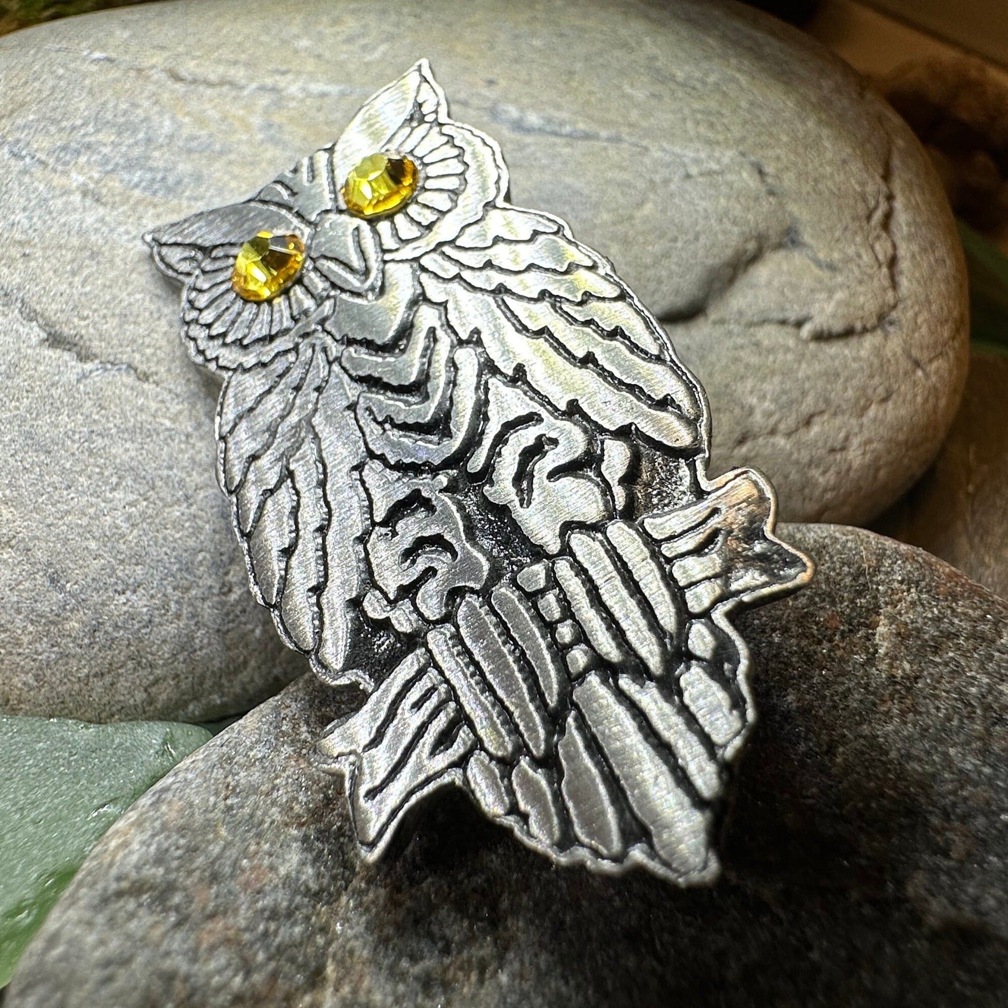 Night Owl Brooch