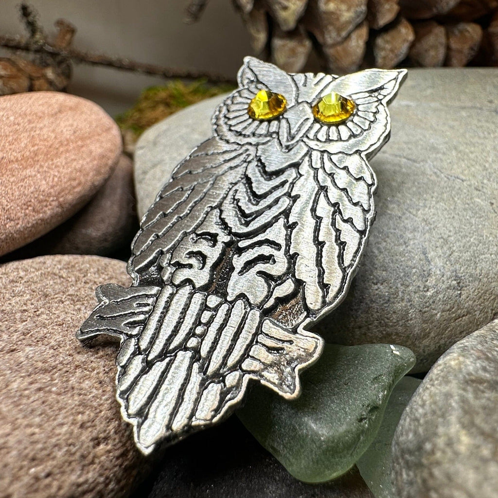 Night Owl Brooch