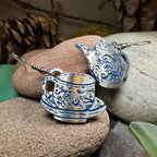 Old Fashioned Teapot & Cup Earrings