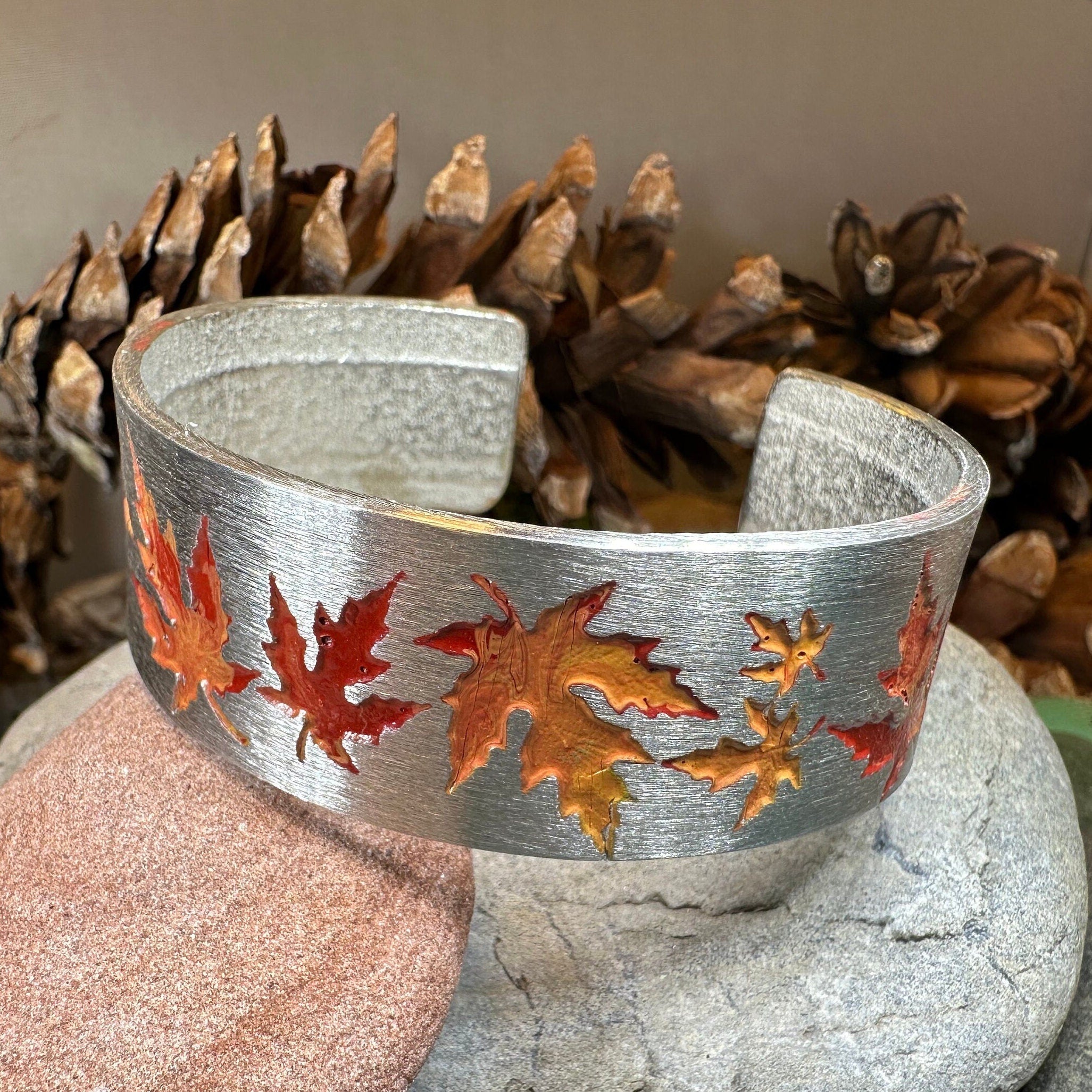 Leaf Peeping Maple Leaves Bracelet