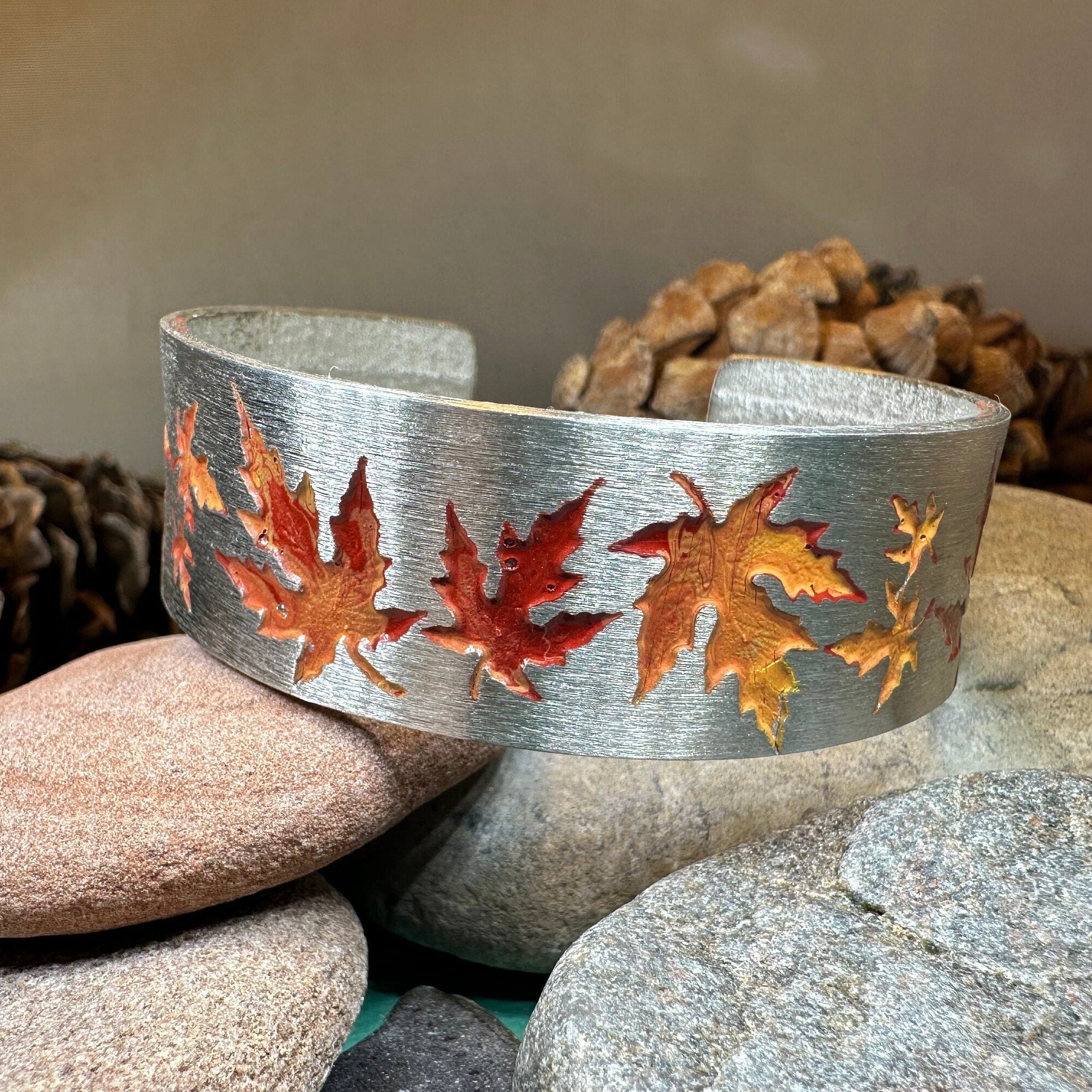 Leaf Peeping Maple Leaves Bracelet