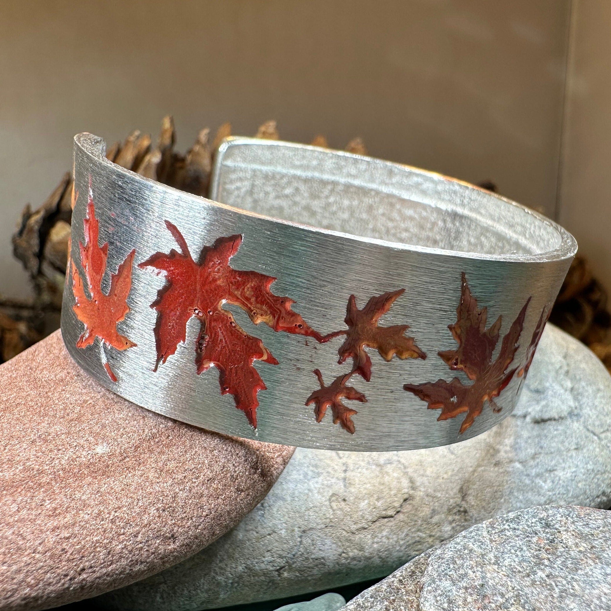 Leaf Peeping Maple Leaves Bracelet