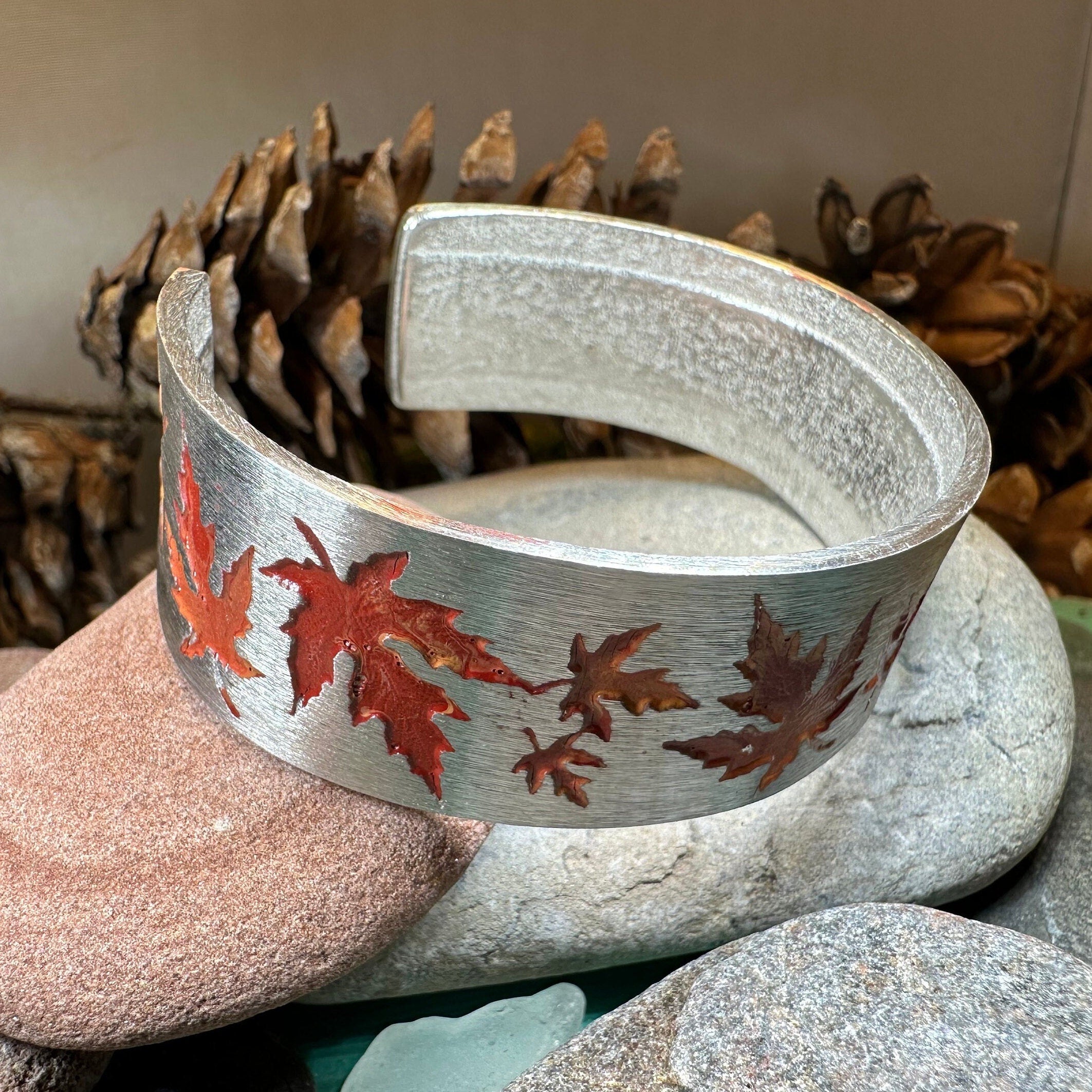 Leaf Peeping Maple Leaves Bracelet