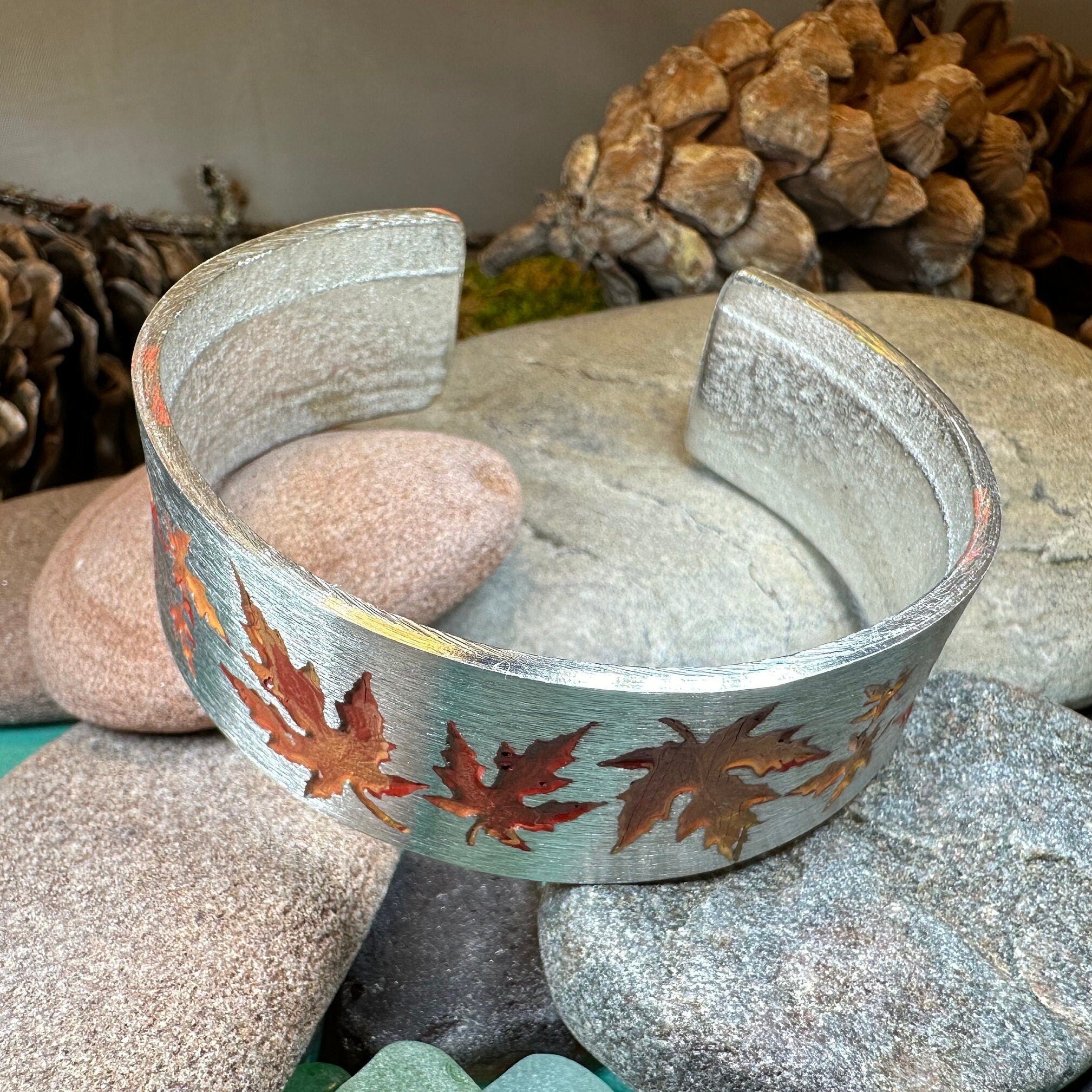 Leaf Peeping Maple Leaves Bracelet