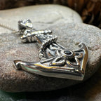 Sapphire Anchor Necklace