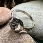 October Moon Owl Ring