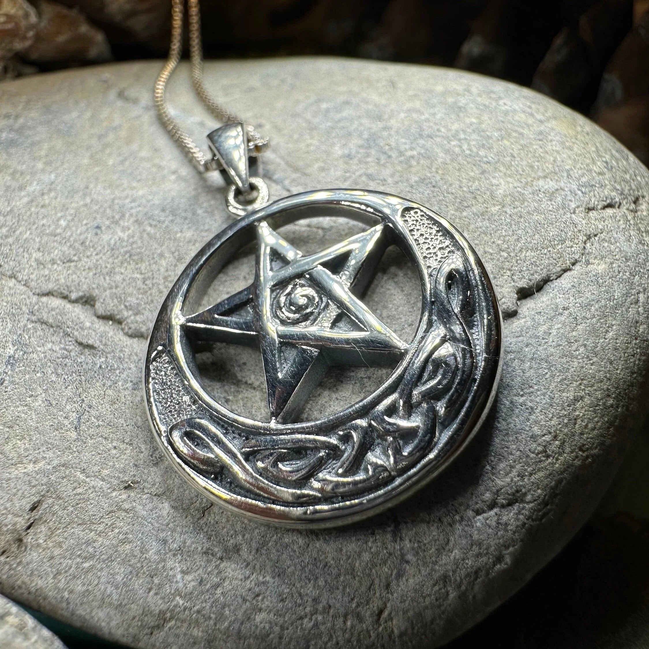 Moon And Star Necklace