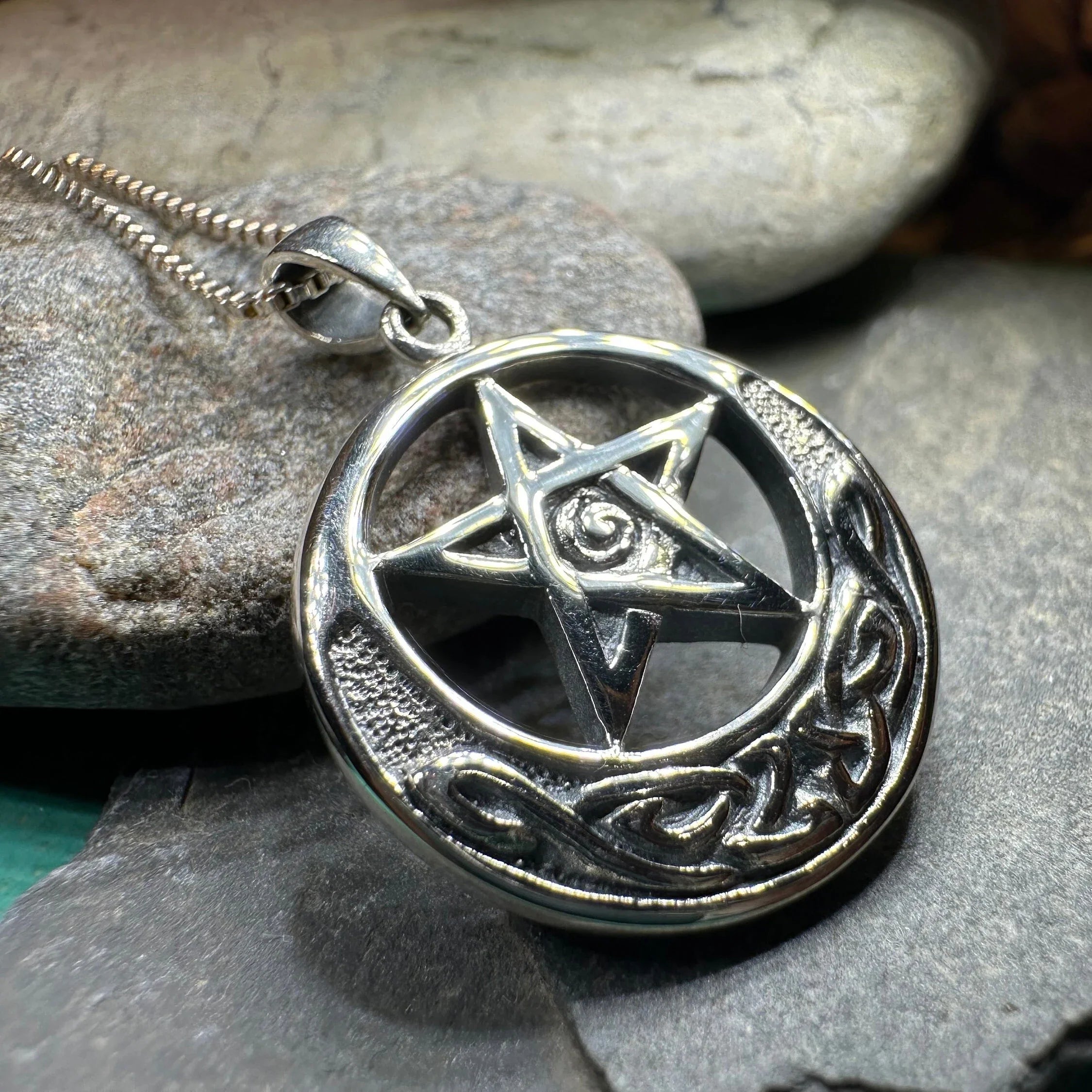 Moon And Star Necklace