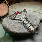Caduceus Phoenix Necklace
