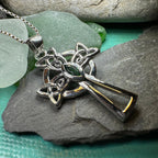 Catherine Celtic Cross Necklace