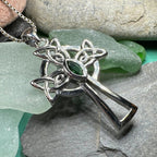 Catherine Celtic Cross Necklace