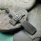 Newgrange Celtic Cross Necklace