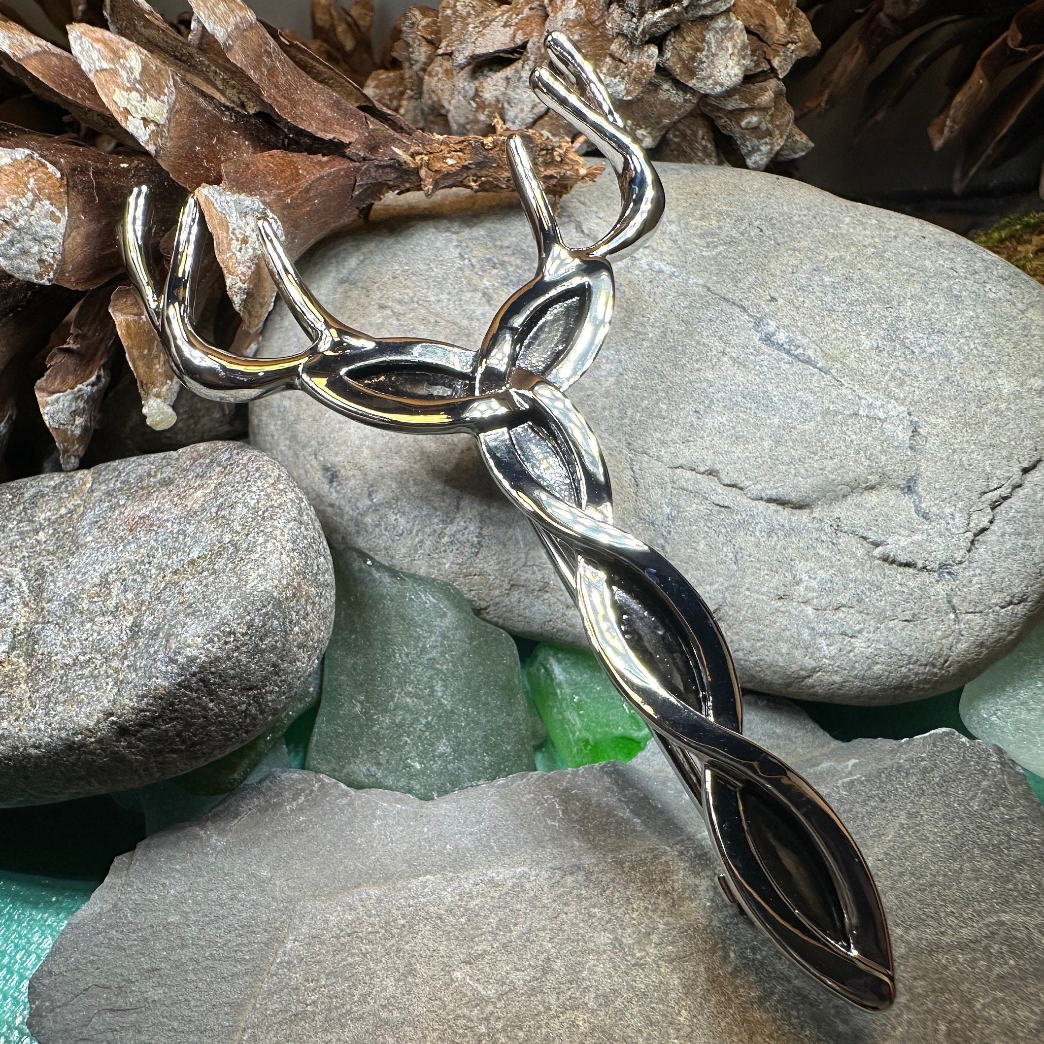 Glen Affric Celtic Stag Kilt Pin