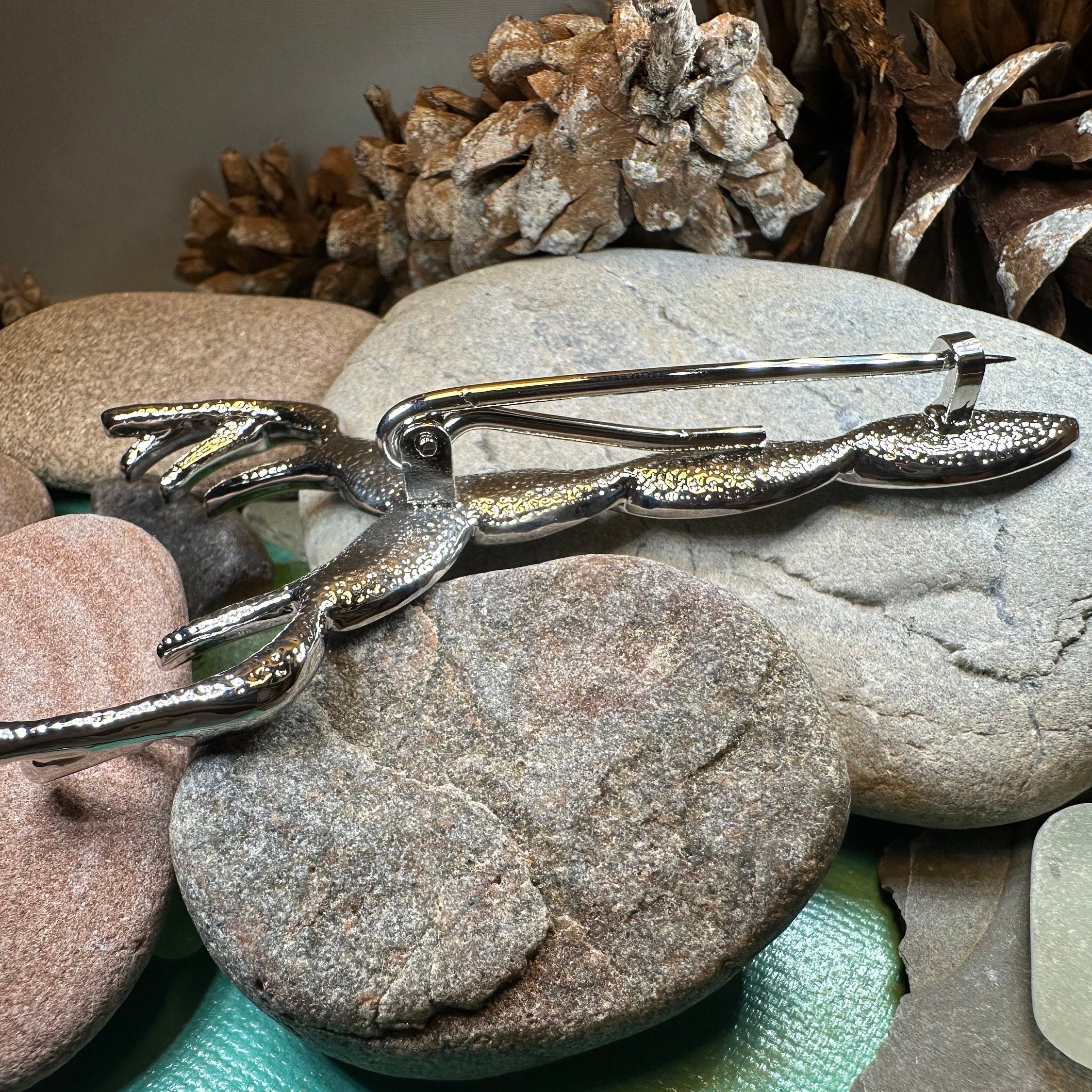 Glen Affric Celtic Stag Kilt Pin