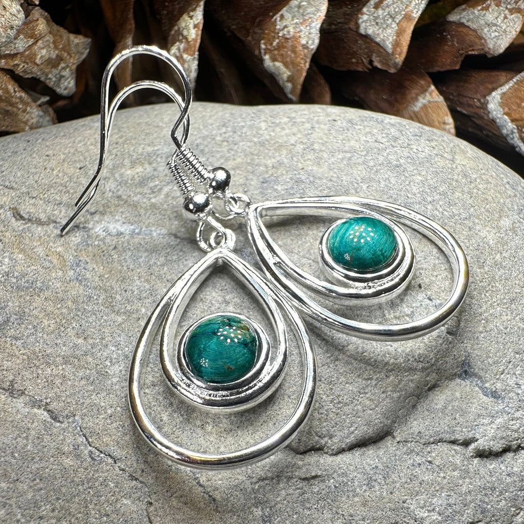 Heathergems Scottish Celtic Drop Earrings