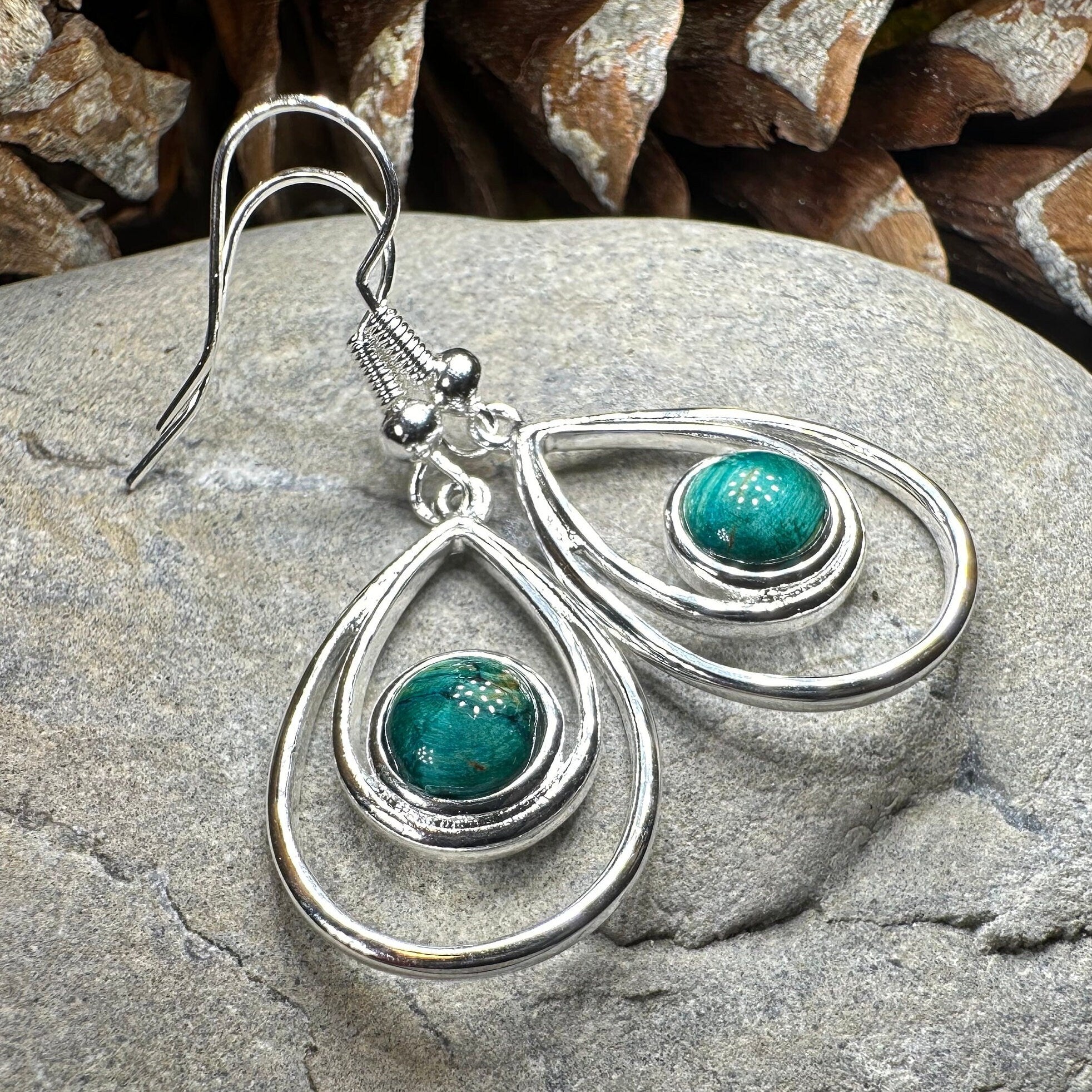 Heathergems Scottish Celtic Drop Earrings
