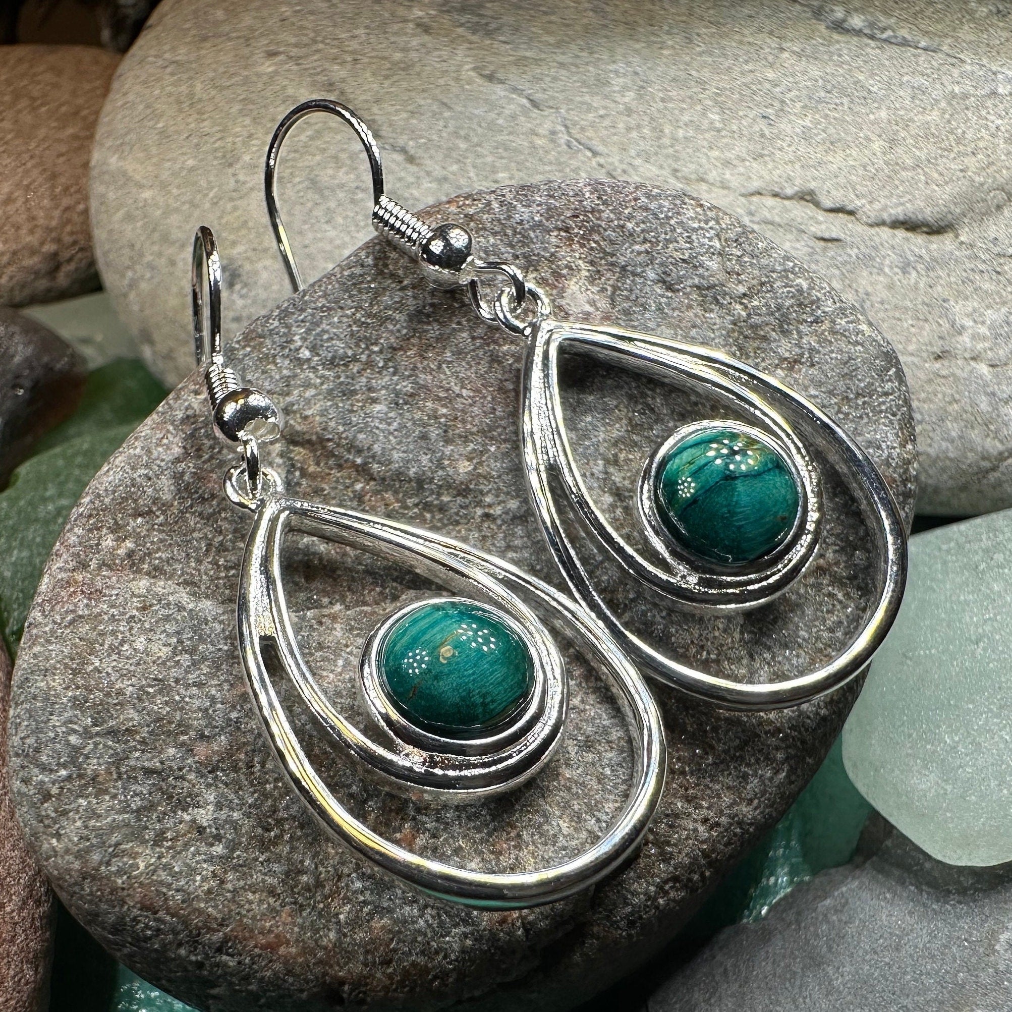 Heathergems Scottish Celtic Drop Earrings