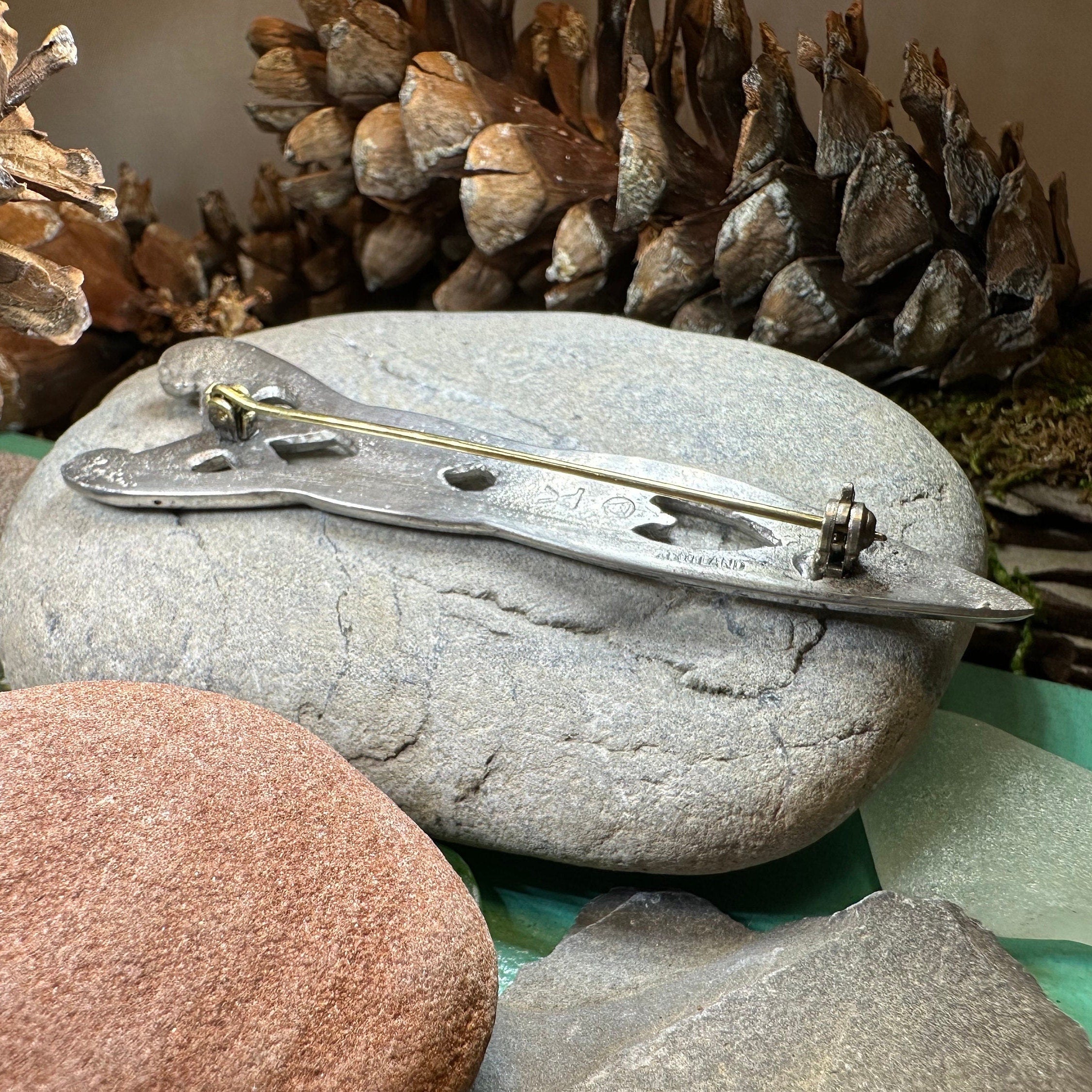 Modern Celtic Kilt Pin