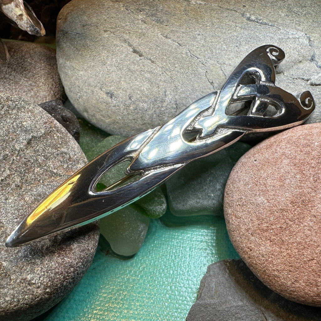 Modern Celtic Kilt Pin