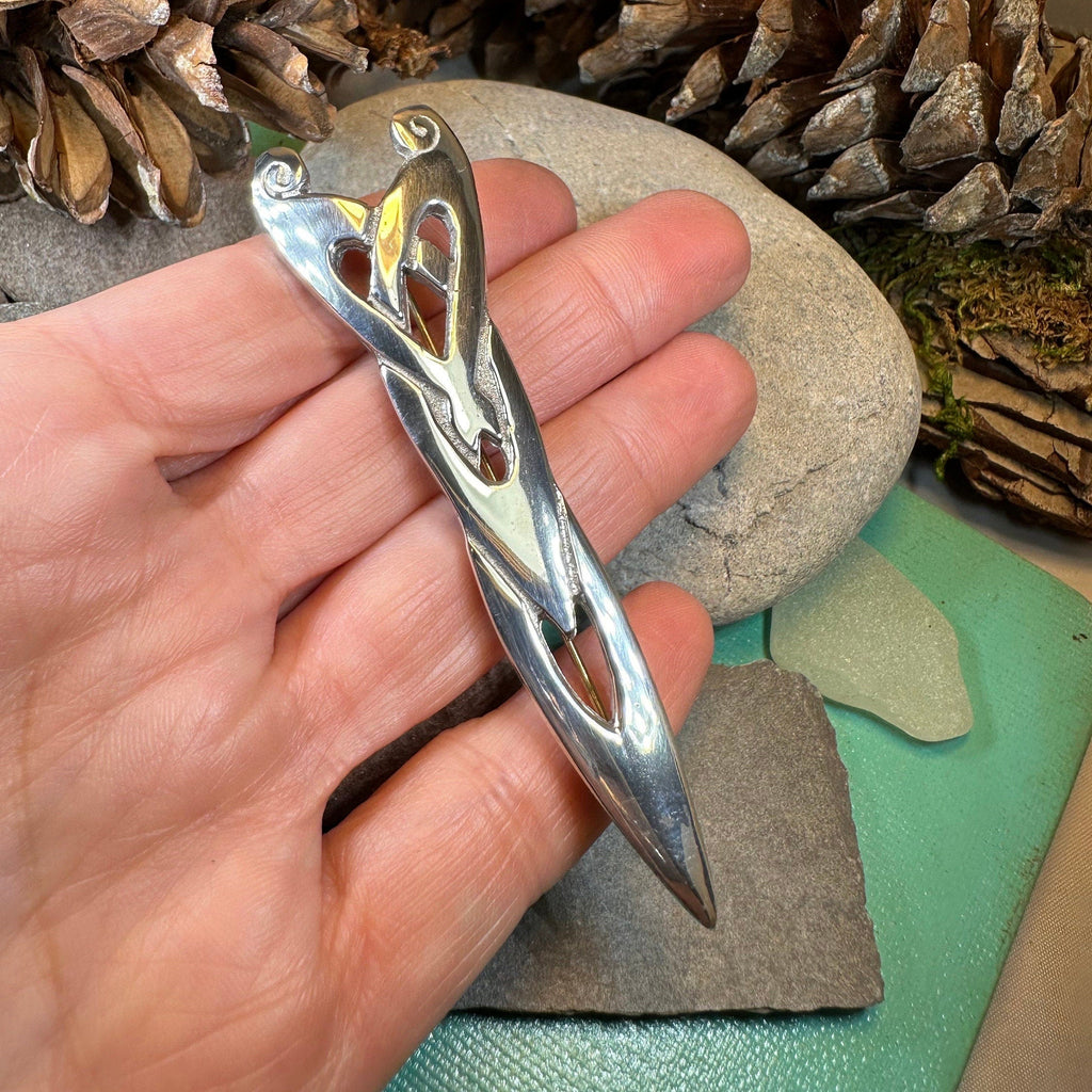 Modern Celtic Kilt Pin