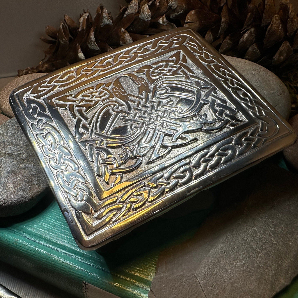 Celtic Birds Kilt Belt Buckle