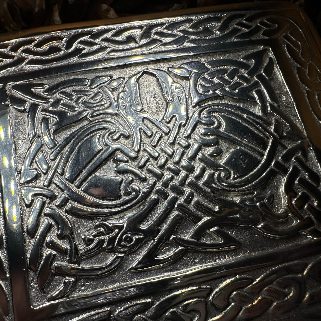 Celtic Birds Kilt Belt Buckle