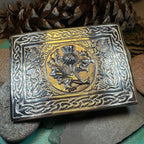 Scottish Thistle Kilt Belt Buckle