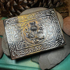 Scottish Thistle Kilt Belt Buckle