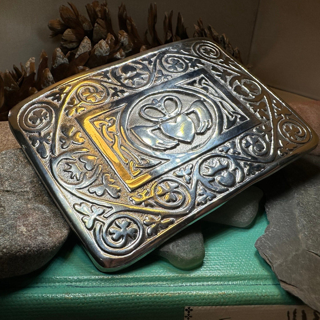 Irish Claddagh Kilt Belt Buckle