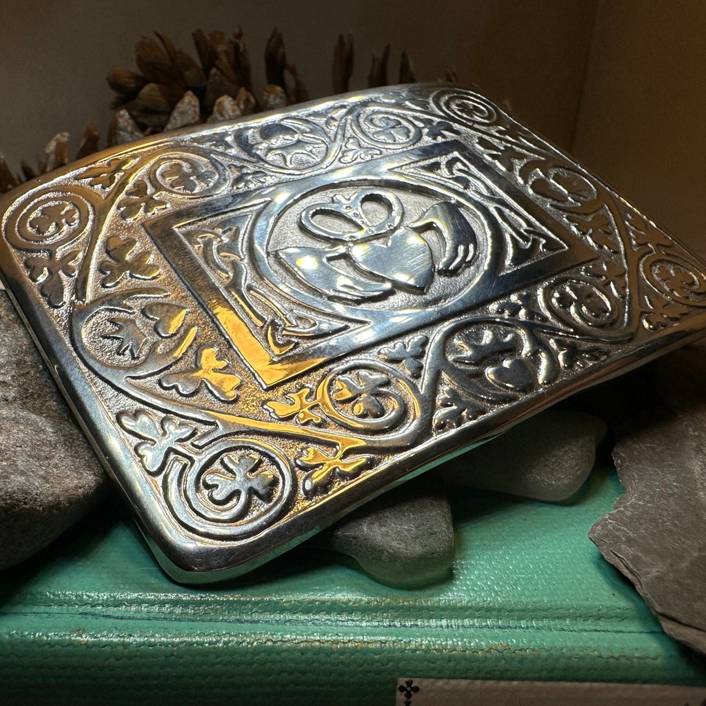 Irish Claddagh Kilt Belt Buckle