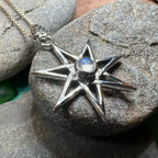 Moonstone Elven Star Necklace