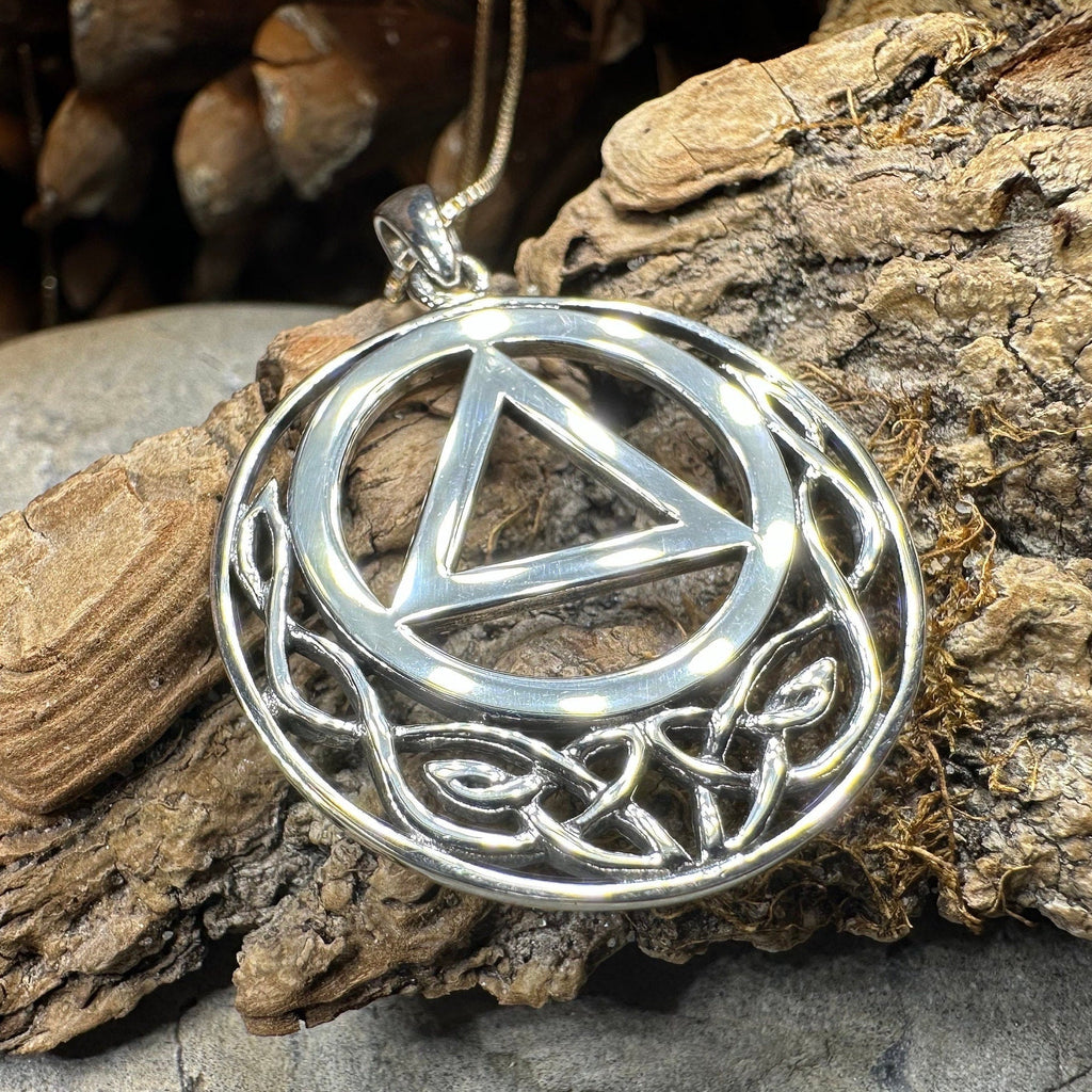 Celtic AA Sobriety Necklace