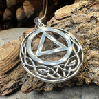 Celtic AA Sobriety Necklace