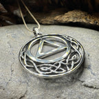 Celtic AA Sobriety Necklace
