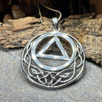 Celtic AA Sobriety Necklace