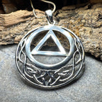 Celtic AA Sobriety Necklace