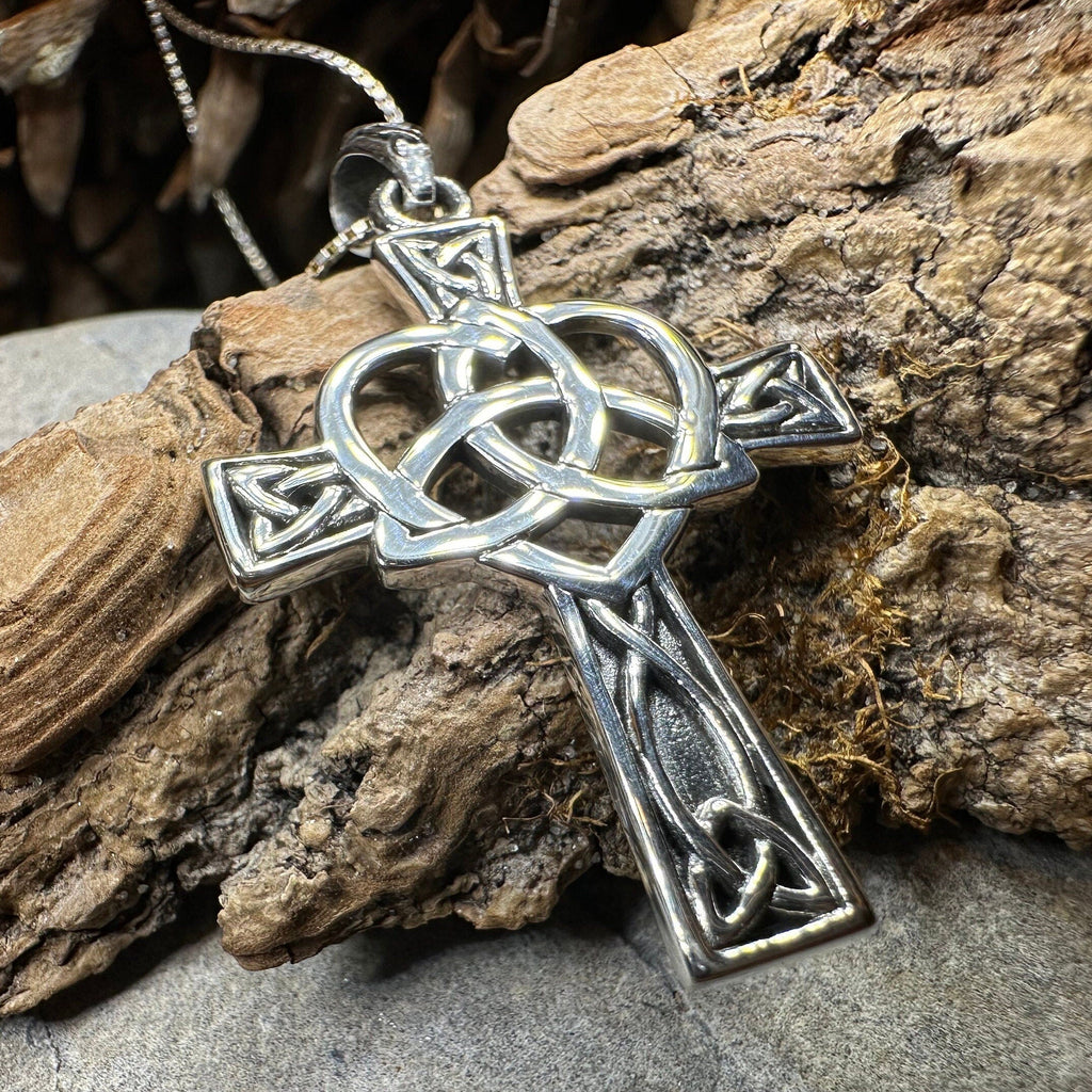Pure Heart Celtic Cross Necklace
