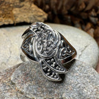 Morrigan Celtic Raven Ring