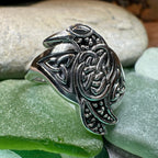 Morrigan Celtic Raven Ring