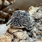 Morrigan Celtic Raven Ring