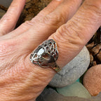 Irish Lace Claddagh Ring