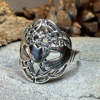 Irish Lace Claddagh Ring