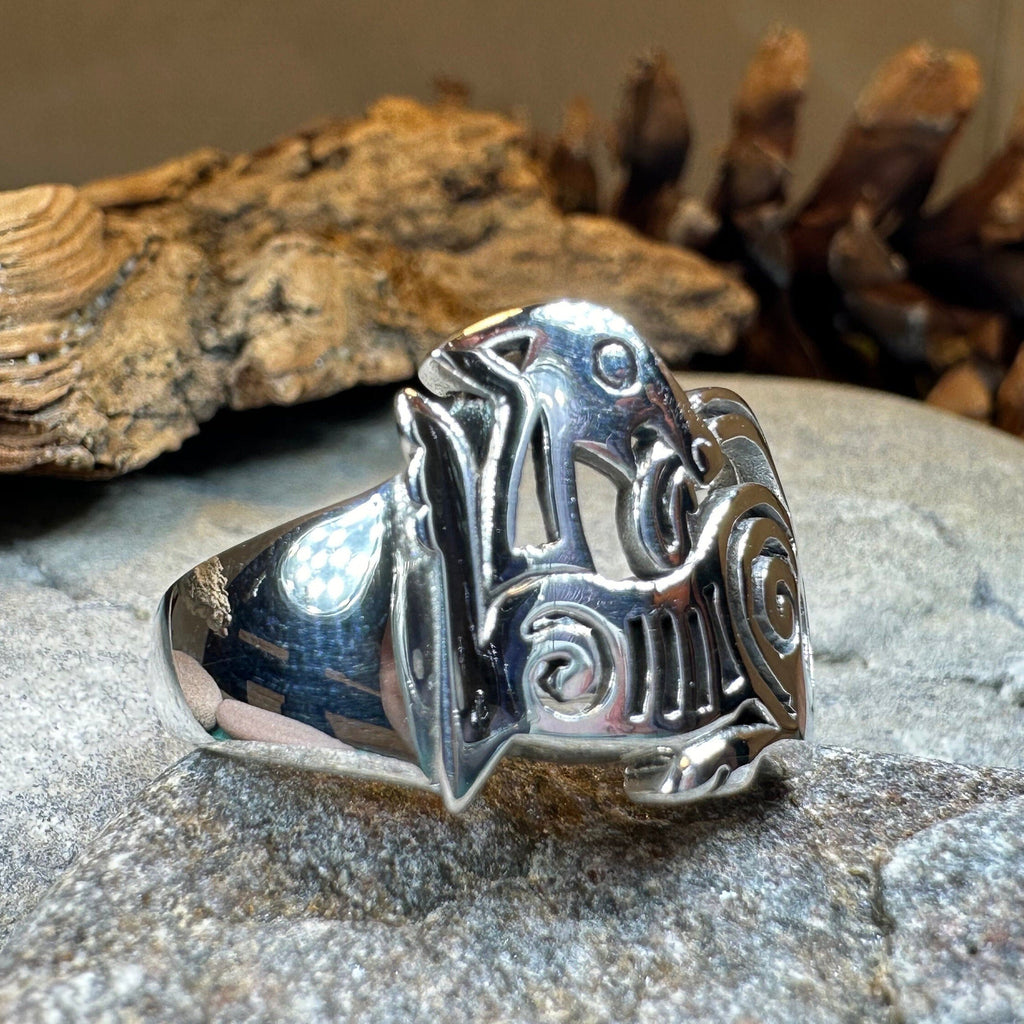 Pictish Lore Celtic Dragon Ring