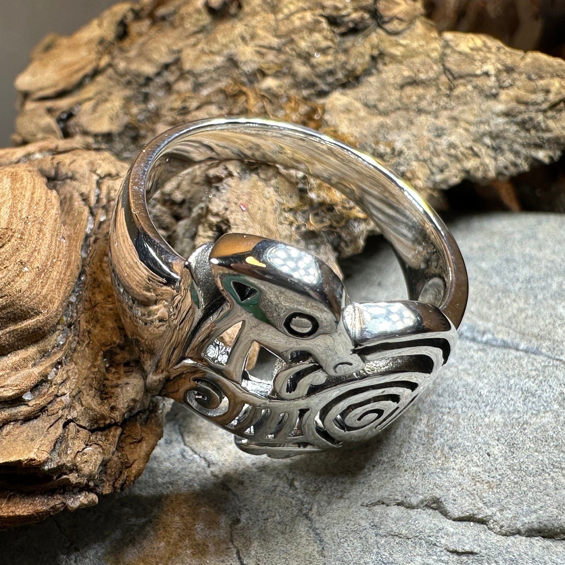 Pictish Lore Celtic Dragon Ring