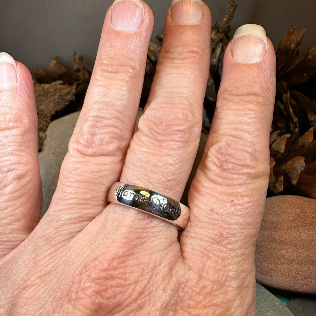 Harm None Wiccan Ring