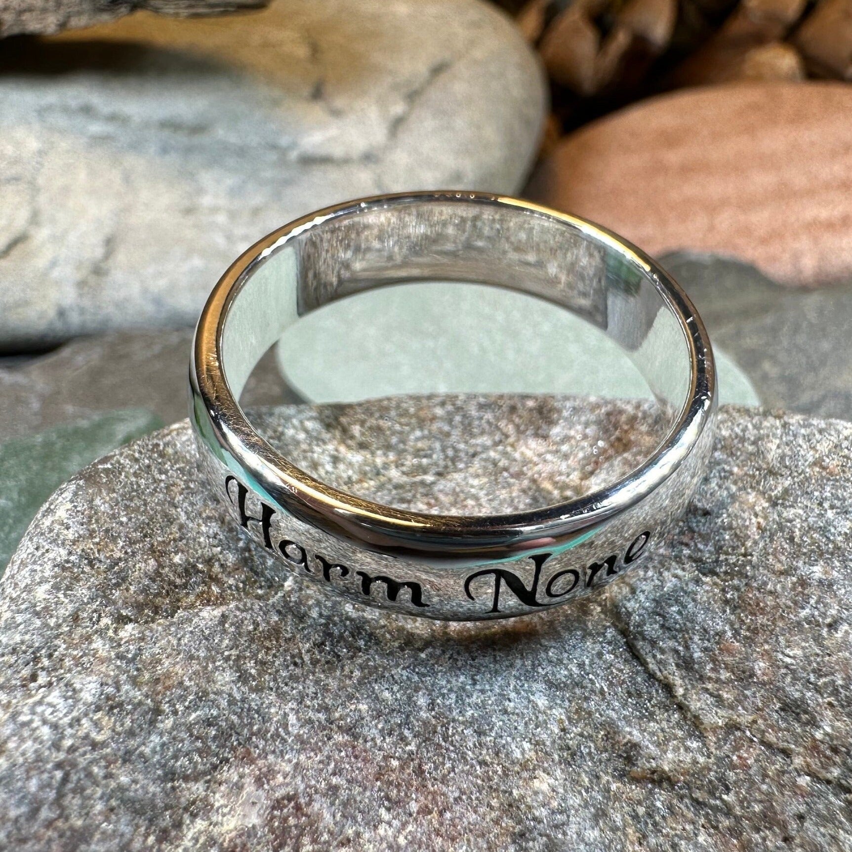 Harm None Wiccan Ring