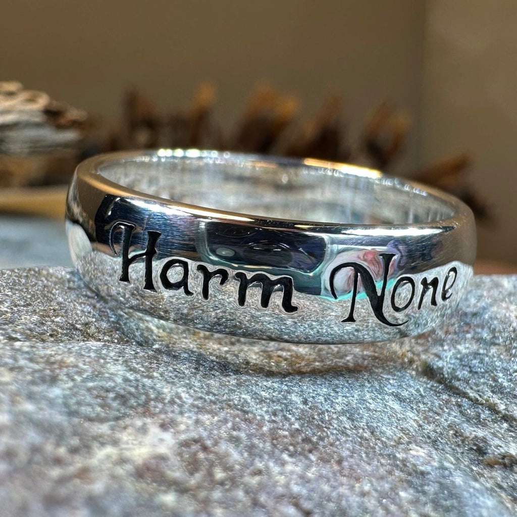 Harm None Wiccan Ring