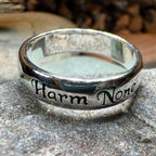 Harm None Wiccan Ring