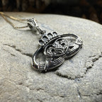 Claddagh Thistle Pendant
